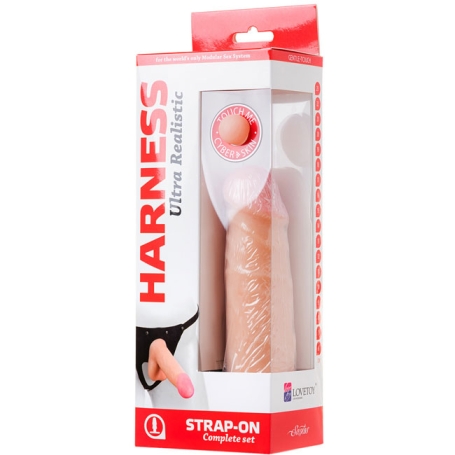 Страпон унисекс Harness Ultra Realistic