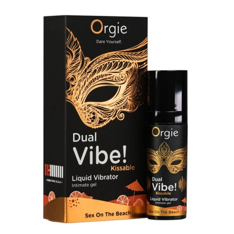 Съедобный гель с вибрацией Orgie DUAL VIBE